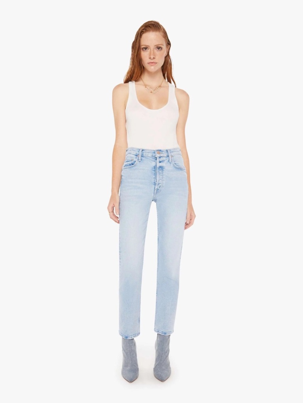 MOTHER The Tomcat Flood Big Hair Don't Care Straight Jean Size 29